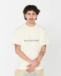 We Are Not Friends WANF Studio T-shirt - Butter Yellow - Kubanna
