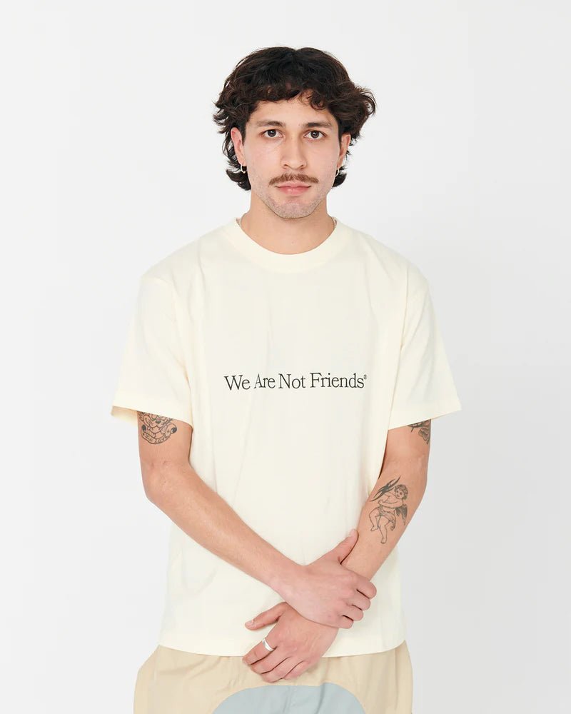 We Are Not Friends WANF Studio T-shirt - Butter Yellow - Kubanna