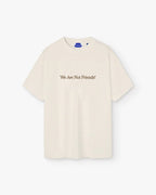 We Are Not Friends WANF Studio T-shirt - Butter Yellow - Kubanna