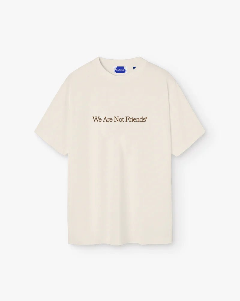 We Are Not Friends WANF Studio T-shirt - Butter Yellow - Kubanna
