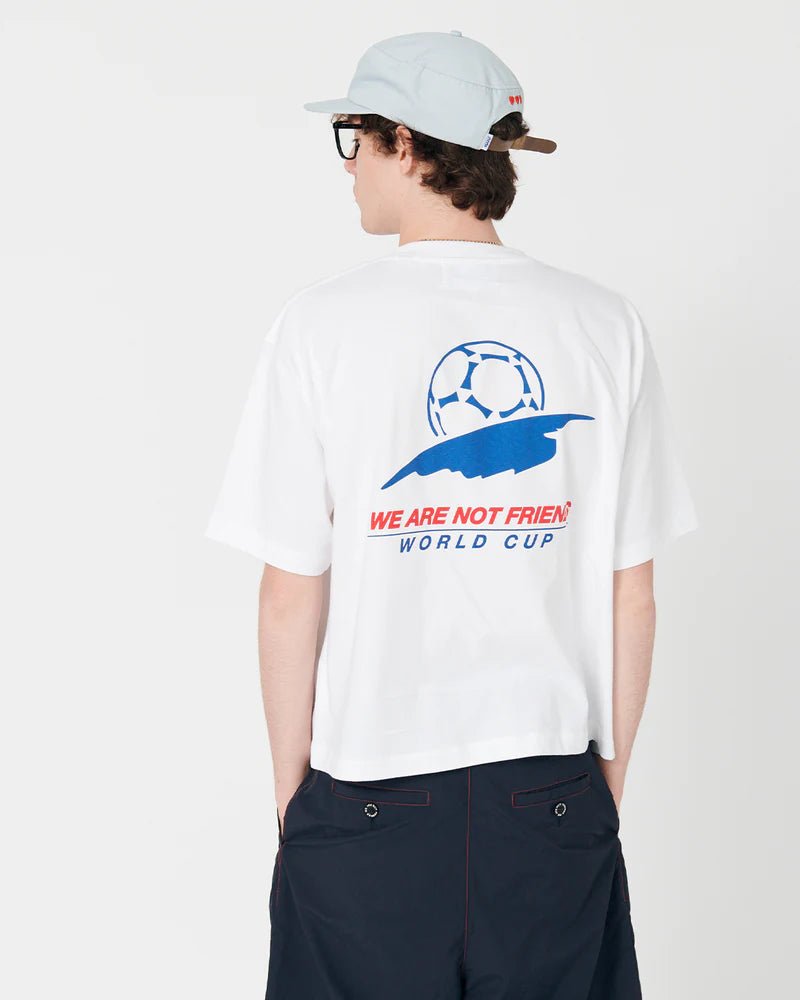 We Are Not Friends World Cup Boxy T-shirt - White - Kubanna