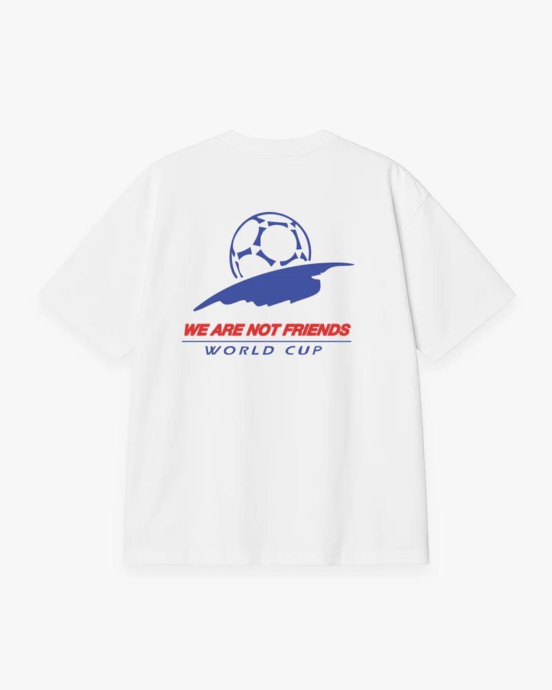We Are Not Friends World Cup Boxy T-shirt - White - Kubanna