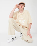 We Are Not Friends World Play Boxy T-shirt - Beige - Kubanna