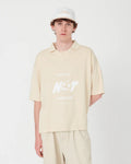 We Are Not Friends World Play Boxy T-shirt - Beige - Kubanna