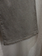 Wide leg pants - Espresso Check - Kubanna